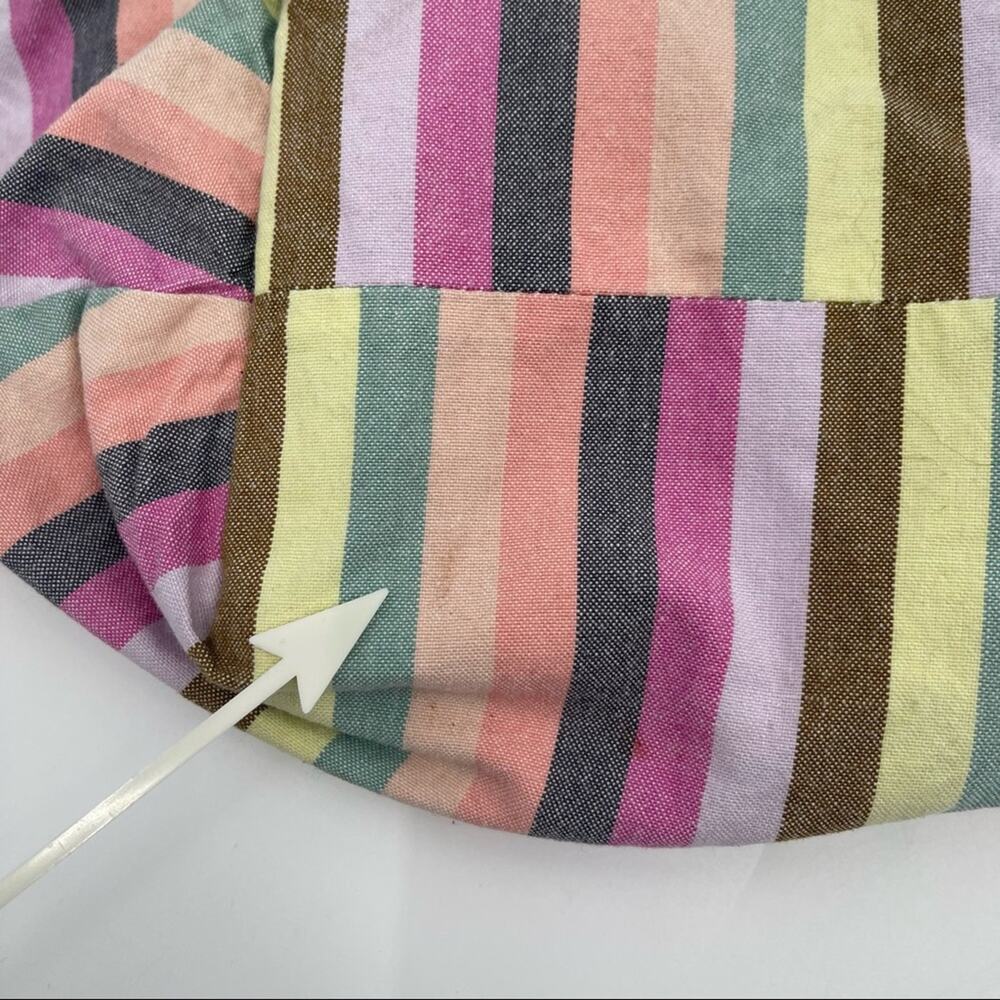 Rainbow Pride Stripe Purse Tote Adjustable Tie Multicolor CarryAll Shoulder Bag - Picture 5 of 13